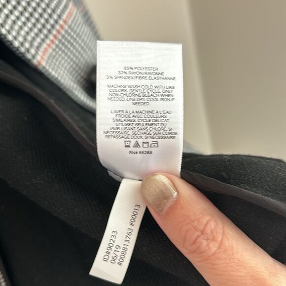 Express women’s oversized houndstooth sweatshirt blazer suit jacket size XS EUC! - Picture 8 of 9